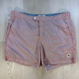 Ted Baker The World's Your Lobster Lined Multicolor Swim Trunks Mens Size 5